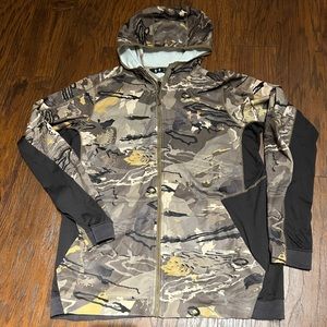 Under Armour Camo Hooded Jacket, Men’s Lg